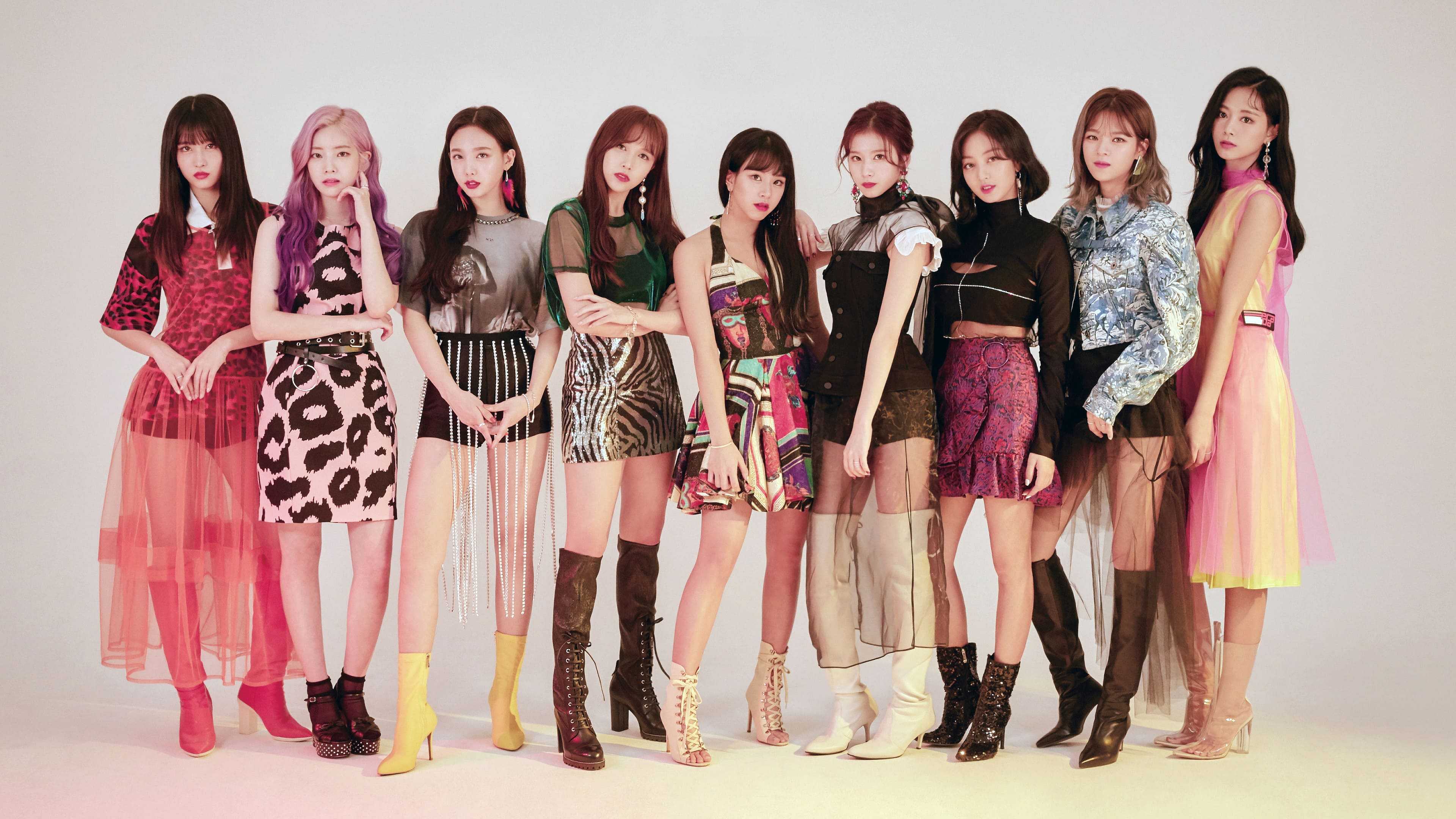 TWICE K-Pop girl group.