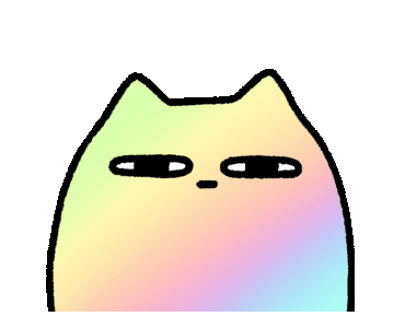 Rainbow cat.