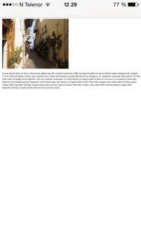 Screen without viewport meta tag.
